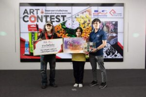 นักเรียนเข้าร่วมการประกวดแข่งขัน “การแข่งขันทักษะทางศิลปะระดับมัธยมศึกษาและอาชีวศึกษา” โครงการเพาะช่างศิลปกรรมรางวัลสมเด็จเจ้าฟ้าจุฑาธุช ประจำปี 2565
