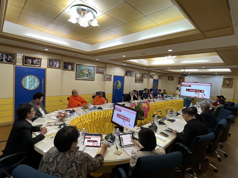 ผอ.ธนิต ทองธัญญะ ประธานคณะกรรมการสถานศึกษาขั้นพื้นฐานและคณะ ประชุมปรึกษาหารือข้อราชการ ในวันที่ 25 กันยายน 2568 ณ โรงเรียนมัธยมวัดหนองแขม