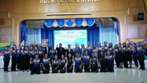รองฯ ดร.ศรายุทธ  ธิศรีชัย รอง สพม.กท.1 ประธานในพิธีเปิดการประชุมเชิงปฏิบัติการโครงการวิทยาศาสตร์พลังสิบ ศูนย์โรงเรียนมัธยมวัดหนองแขม วันที่  7  – 9  ตุลาคม 2568