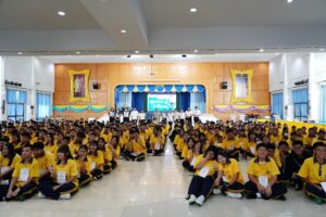 ผอ.สุริยันต์ เหล่ามะลึก ประธานเปิดการอบรมสุดยอดนักคิดระดับชั้นมัธยมศึกษาปีที่ 4 และการสัมมนาครูผู้สอน IS    วันที่ 5 และ 14 กันยายน 2569     ณ โรงเรียนมัธยมวัดหนองแขม